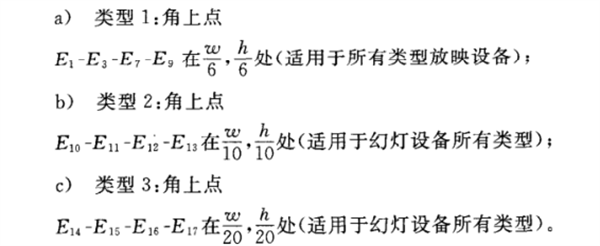 室内放映幻灯、投影放映设备银幕照度的测定方法2