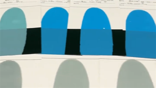 【案例】测量建筑涂料色卡的颜色，选用好色先生TV污版时YS45680分光测色仪！